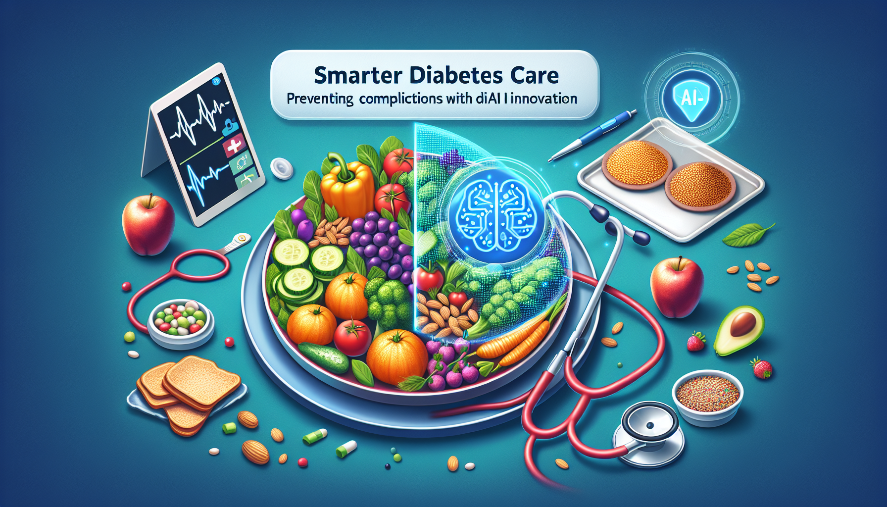 Smarter Diabetes Care: Preventing Complications with Diet and AI Innovation